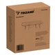 Раскладушка Trizand с матрасом (200x65x30 см) — Усиленная кровать 150 кг, 5 положений подголовника, серая, для дома и кемпинга - изображение 6
