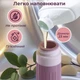 Дорожный набор емкостей бутылочек баночек пустых флаконов для путешествий баночки дорожные для косметики шампуня крема геля косметических средств тревел для самолета ручной клади силиконовые 4 шт по 90 мл в косметичке Бежевые 113_2_0_4В - изображение 4