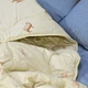 Одеяло шерстяное стеганое Viluta Premium двуспальное 170х205 см ткань хлопок плотность наполнителя 400 г/м² - изображение 2