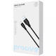 Кабель Proove Simple Silicone USB-C, 2 м, черный, 3А, поддержка быстрой зарядки - изображение 2