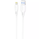 Кабель для зарядки Proove Simple Silicone, USB to Lightning, 2,4 А, длина 2 м, Белый (CCSS12001122) - изображение 1