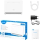 Маршрутизатор Cudy LT700E AC1200 Wi-Fi 4G LTE-Cat6 Gigabit Router до 867 Mbps, 2.4 ГГц + 5 ГГц, 4хLAN - изображение 5