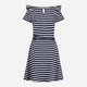 Подростковое летнее платье для девочки Tommy Hilfiger 903532730 152 см Синее/Белое (1159839472) - изображение 2