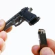 Сувенирный Пистолет Pietro Bereta M92 Graphite Мини Пистолет (01510) - изображение 3