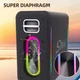 Портативная беспроводная колонка Sing-e ZQS V100 Karaoke с 2-мя микрофонами 60W, 4000mAh Черный 57223 - изображение 8