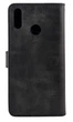 Чохол книжка Leather Flip для Huawei P Smart 2019 (POT-LX1) на магніті з підставкою чорний - зображення 2