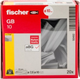 Zestaw kołków Fischer do gazobetonu GB 10 10x55 mm 20 szt. (4006209504925) - obraz 1