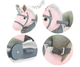Konik na biegunach Milly Mally Polly Pink Jednorożec (5901761123999) - obraz 6