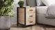 Тумба универсальная Ferrum-decor Вивьен 3 50x41x40 черный ДСП Дуб Сан-Марино 16мм (FRD-104187) - изображение 6