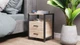 Тумба універсальна Ferrum-decor Вів'єн 2/2 50x41x40 чорний ДСП Дуб Сан-Марино 16мм (FRD-104157) - зображення 5