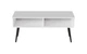 Тумба под ТВ Невада Ferrum-decor 45x100x38 Черный металл ДСП Белый 16 мм (FRD-106725) - изображение 4