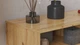 Тумба под телевизор Кентуки Ferrum-decor 45x139x38 Черный металл ДСП Дуб Артизан 16 мм (FRD-106734) - изображение 2