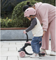 Самокат дитячий Qplay Sema Evo 3 в 1 Coral Pink (6310) (5061047482049) - зображення 14