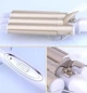 Тройная плойка Kemei JFQ-KM-1010 White/Gold для завивки волос керамическая - изображение 7