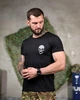 Тактическая мужская футболка с принтом L черная (93269) - изображение 5