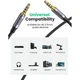Аудиокабель UGREEN AV183 AUX 3.5mm to AUX 3.5mm 4-Pol 2m, Black-Gray - изображение 8
