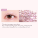 Блестящие жидкие тени Dasique Starlit Jewel Liquid Glitter 08 Love Flake 1.8 г - изображение 2