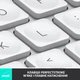 Клавиатура Logitech mx Keys Mini Minimalist Wireless Pale Grey (920-010499) - изображение 2