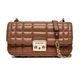 Сумка женская Michael Kors Tribeca Large Quilted Leather Shoulder Bag Brown - изображение 1