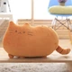 Мягкая плюшевая игрушка подушка кот пушин для игр и сна 40 см коричневый (9125) - изображение 2