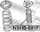 Пильовик амортизатора Febest (NSHBS51F) - зображення 2