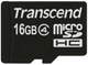 Karta pamięci Transcend microSDHC 16GB Class 4 (TS16GUSDC4) - obraz 1
