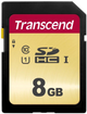 Karta pamięci Transcend 500S SDHC 8GB Class 10 UHS-I U1 (TS8GSDC500S) - obraz 1