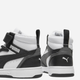 Дитячі демісезонні черевики для хлопчика Puma Rebound V6 Mid AC+ PS 39383201 30 (11.5UK) Чорні (4065454846716) - зображення 4