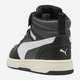 Дитячі демісезонні черевики для хлопчика Puma Rebound V6 Mid AC+ PS 39383229 30 (11.5UK) Чорні (4069156712638) - зображення 5