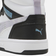 Botki młodzieżowe chłopięce Puma Rebound V6 Mid Space Belle Jr 40276802 35.5 (3UK) Czarne (4069156700697) - obraz 4