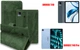 Книга-трансформер Armor для планшета DOOGEE T40, DOOGEE T40 Pro, цвет Green crocodile - изображение 1