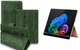 Книга-трансформер Armor для планшета Microsoft Surface Pro 10, Pro 11, Pro 11 X Elite, цвет Green crocodile - изображение 1