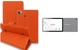 Книга-трансформер Armor для планшета Thomson TEOX10 LTE, цвет Orange - изображение 1