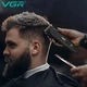 Професійний набір для стрижки волосся 2 в 1 VGR V-640 машинка для стрижки та тример зі змінними насадками Black - изображение 7