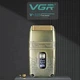 Професійна водонепроникна IPX6 електробритва для стрижки бороди та вусів з USB VGR V-335 Pro Золотистий + Чохол для зберігання - изображение 4