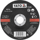 Tarcza do szlifowania metalu YATO 125 x 8 mm YT-6126 (5906083961267) - obraz 1