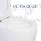 Унітаз-компакт Qtap Robin Ultra Quiet безободковий з сидінням Soft-close QT13226089AW - зображення 5