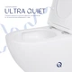 Унитаз подвесной Qtap Jay безободковый Ultra Quiet с сиденьем Soft-close QT07335177W - изображение 5