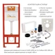 Готовое решение Qtap для ванной комнаты: подвесной унитаз Swan Ultra Quiet 520×360×320 + комплект инсталляции Nest 4 в 1 (линейная клавиша White) - изображение 8