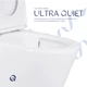 Унитаз-компакт Qtap Scorpio безободковый Ultra Quiet с сиденьем Soft-close QT14222125AUQW - изображение 5