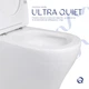 Унітаз підлоговий Qtap Virgo Ultra Quiet безобідковий з сидінням Soft-close WHITE QT18226092AW - зображення 5