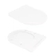Унітаз підлоговий Qtap Virgo Ultra Quiet безобідковий з сидінням Soft-close WHITE QT18226092AW - зображення 8