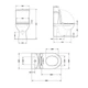 Унитаз напольный Qtap Robin New Ultra Quiet безободковый с сиденьем Soft-Close WHITE QT13226083AW - изображение 2