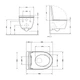 Унитаз подвесной Qtap Taurus безободковый с сиденьем Soft-close QT2433084EUQW - изображение 2