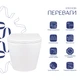 Унитаз подвесной Qtap Swan безободковый с сиденьем Soft-close QT16335178W - изображение 3