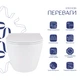 Унитаз подвесной Qtap Robin New безободковый с сиденьем Soft-close QT1333046EUQW - изображение 3