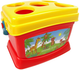 Piramidka-wiaderko edukacyjne do kąpieli Lean Toys z kubeczkami łódkami i sorterem 12236 (5904665999806) - obraz 3