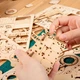 Конструктор Robotime Оглядове колесо 232 деталей. Дерев'яна 3D модель з музикою 28*10*34 см 4912415 - зображення 7
