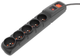 Мережевий фільтр Accura Premium Crown 1.5 м 5 розеток Black (ACC4015) - зображення 2