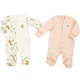 Чоловічок для новонароджених однотонний хлопок Trendy Tot 301-00079 молочний + оранжевий 62 см (3 мiс.) - зображення 5